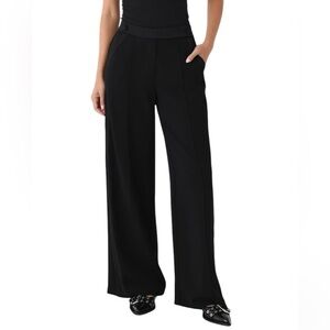 Simkhai- NWT Black Wide Leg Tuxedo Trouser Pants